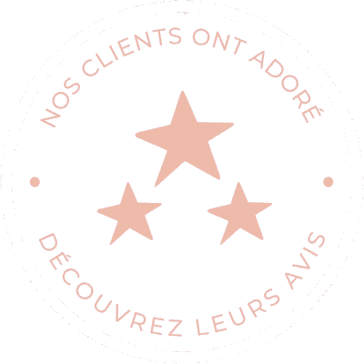 Badge avis clients - témoignages et satisfaction de nos acheteurs - Mood Création
