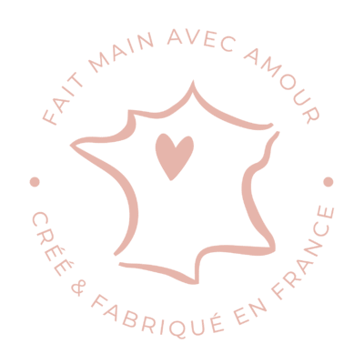 Badge Made in France - créations artisanales en bois gravées en France - Mood Création