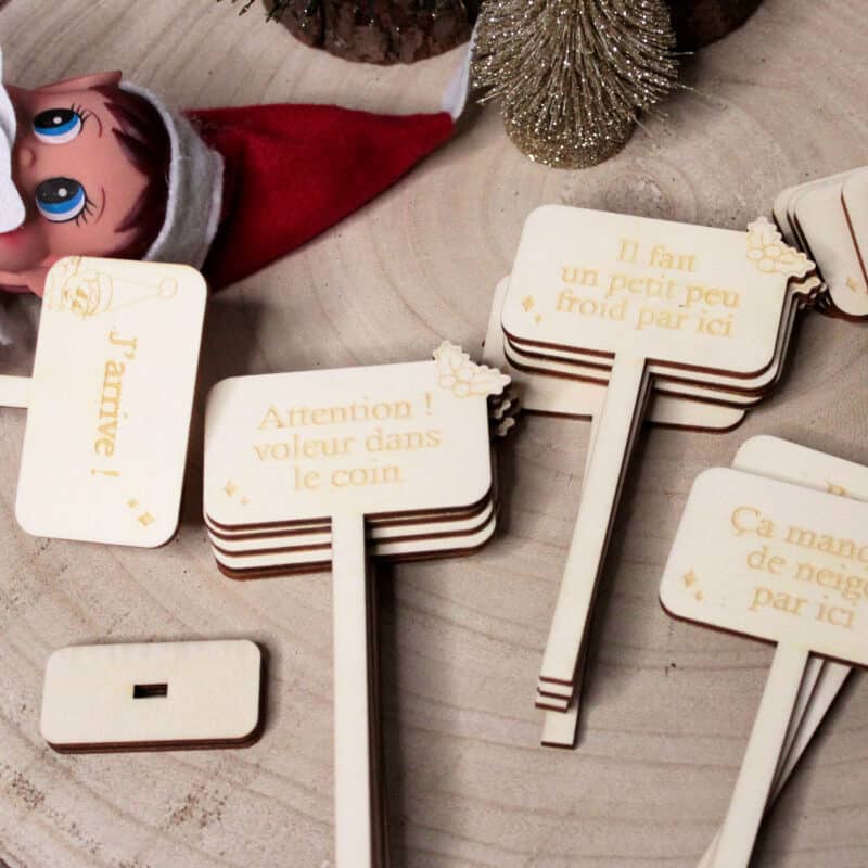 24 idées de bêtises lutin farceur sur pancartes en bois