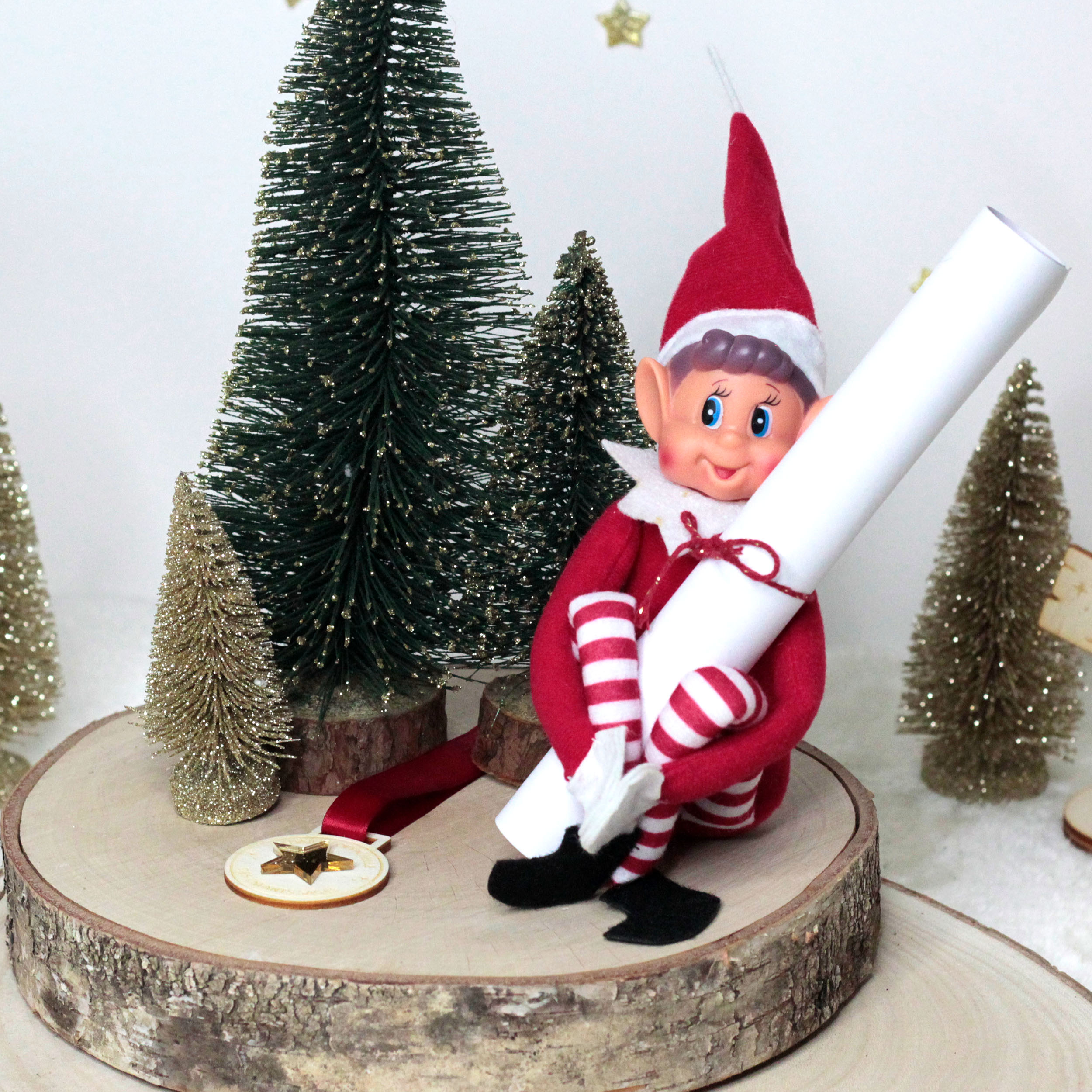 Kit papeterie du lutin farceur – courriers, tableau enfant sage & diplôme – Image 2