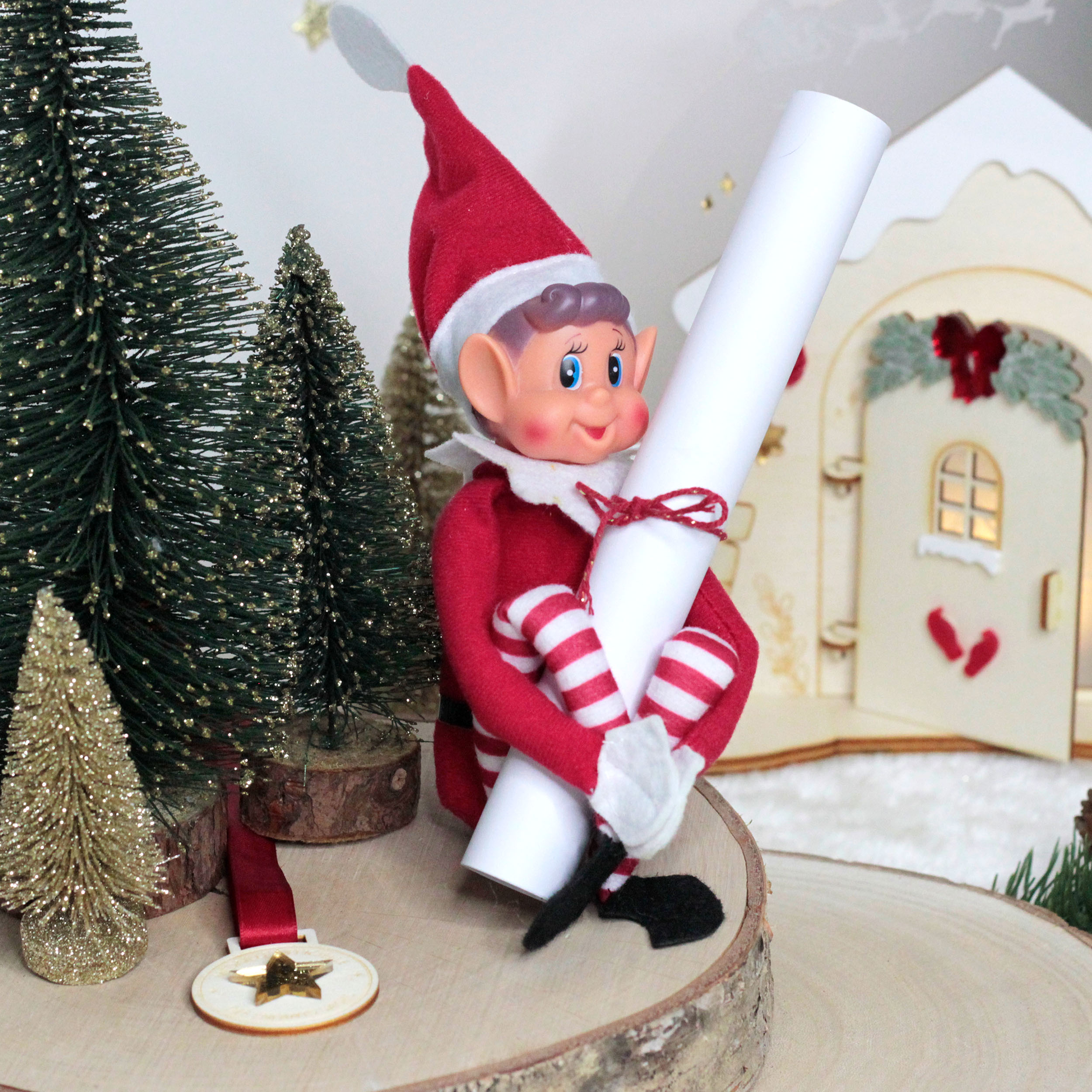 Kit papeterie du lutin farceur – courriers, tableau enfant sage & diplôme – Image 7
